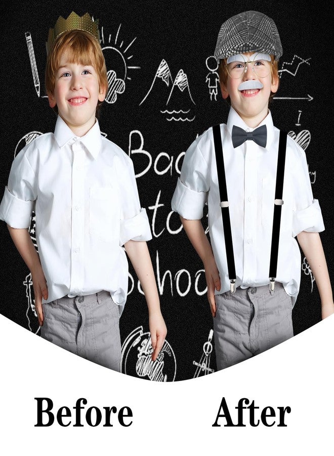 BUUFAN 100 Days of School Costume for Kids Old Man Costume for Kids Old Man Grandpa Outfit Set for Boys - Image 3